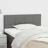 Image de vidaXL Tête de lit Gris foncé 90x5x78/88 cm Tissu346019