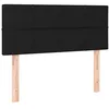 Image de vidaXL TÃªte de lit Noir 90x5x78/88 cm Tissu