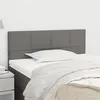 Image de vidaXL Tête de lit Gris foncé 100x5x78/88 cm Tissu346033