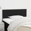 Image de vidaXL Tête de lit Noir 100x5x78/88 cm Tissu