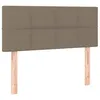 Image de vidaXL TÃªte de lit Taupe 100x5x78/88 cm Tissu