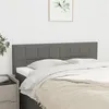 Image de vidaXL Têtes de lit 2 pcs Gris foncé 72x5x78/88 cm Tissu346047