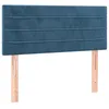 Image de vidaXL TÃªte de lit Bleu foncÃ© 80x5x78/88 cm Velours