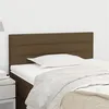 Image de vidaXL Tête de lit Marron Foncé 90x5x78/88 cm Tissu