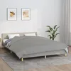 Image de vidaXL TÃªte de lit Gris clair 90x5x78/88 cm Velours
