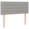 Image de vidaXL TÃªte de lit Gris clair 100x5x78/88 cm Tissu