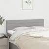 Image de vidaXL Têtes de lit 2 pcs Gris clair 72x5x78/88 cm Tissu346144