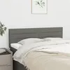 Image de vidaXL Têtes de lit 2 pcs Gris foncé 72x5x78/88 cm Tissu346145