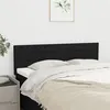 Image de vidaXL Têtes de lit 2 pcs Noir 72x5x78/88 cm Tissu346146