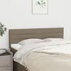 Image de vidaXL Têtes de lit 2 pcs Taupe 72x5x78/88 cm Tissu346148