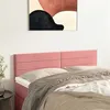 Image de vidaXL Têtes de lit 2 pcs Rose 72x5x78/88 cm Velours