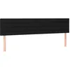 Image de vidaXL Vidaxl Têtes De Lit 2 Pcs Noir 80x5x78/88 Cm Tissu