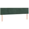 Image de vidaXL Vidaxl Têtes De Lit 2 Pcs Vert Foncé 80x5x78/88 Cm Velours