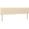 Image de vidaXL Vidaxl Têtes De Lit 2 Pcs Crème 90x5x78/88 Cm Tissu