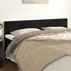 Image de vidaXL TÃªtes de lit 2 pcs Noir 90x5x78/88 cm Velours