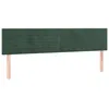 Image de vidaXL TÃªtes de lit 2 pcs Vert foncÃ© 90x5x78/88 cm Velours