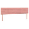 Image de vidaXL TÃªtes de lit 2 pcs Rose 90x5x78/88 cm Velours