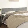 Image de vidaXL Têtes de lit 2 pcs Gris clair 100x5x78/88 cm Velours