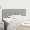 Image de vidaXL Tête de lit Gris clair 80x5x78/88 cm Tissu346200