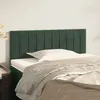 Image de vidaXL Tête de lit Vert foncé 80x5x78/88 cm Velours346211