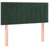 Image de vidaXL TÃªte de lit Vert foncÃ© 80x5x78/88 cm Velours