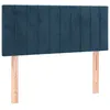 Image de vidaXL TÃªte de lit Bleu foncÃ© 80x5x78/88 cm Velours