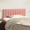 Image de vidaXL Tête de lit Rose 80x5x78/88 cm Velours