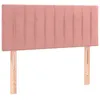 Image de vidaXL TÃªte de lit Rose 80x5x78/88 cm Velours