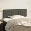 Image de vidaXL Tête de lit Gris foncé 90x5x78/88 cm Velours