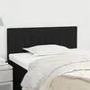 Image de vidaXL Tête de lit Noir 100x5x78/88 cm Tissu346230