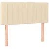 Image de vidaXL TÃªte de lit CrÃ¨me 100x5x78/88 cm Tissu