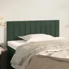 Image de vidaXL Tête de lit Vert foncé 100x5x78/88 cm Velours346239