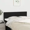 Image de vidaXL Têtes de lit 2 pcs Noir 72x5x78/88 cm Tissu