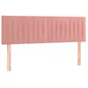 Image de vidaXL TÃªtes de lit 2 pcs Rose 72x5x78/88 cm Velours