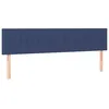 Image de vidaXL TÃªtes de lit 2 pcs Bleu 80x5x78/88 cm Tissu