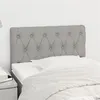 Image de vidaXL Tête de lit Gris clair 80x7x78/88 cm Tissu346298