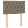 Image de vidaXL TÃªte de lit Taupe 80x7x78/88 cm Tissu