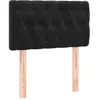 Image de vidaXL TÃªte de lit Noir 80x7x78/88 cm Velours