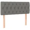 Image de vidaXL TÃªte de lit Gris foncÃ© 90x7x78/88 cm Tissu
