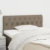 Image de vidaXL Tête de lit Taupe 100x7x78/88 cm Tissu