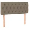 Image de vidaXL TÃªte de lit Taupe 100x7x78/88 cm Tissu