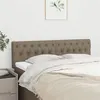 Image de vidaXL Têtes de lit 2 pcs Taupe 72x7x78/88 cm Tissu