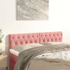 Image de vidaXL Têtes de lit 2 pcs Rose 72x7x78/88 cm Velours