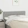 Image de vidaXL Têtes de lit 2 pcs Gris clair 80x7x78/88 cm Tissu346354