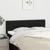 Image de vidaXL Têtes de lit 2 pcs Noir 80x7x78/88 cm Tissu