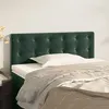 Image de vidaXL Tête de lit Vert foncé 80x5x78/88 cm Velours