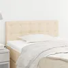 Image de vidaXL Tête de lit Crème 90x5x78/88 cm Tissu