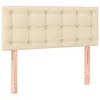 Image de vidaXL TÃªte de lit CrÃ¨me 90x5x78/88 cm Tissu