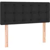 Image de vidaXL Vidaxl Tête De Lit Noir 90x5x78/88 Cm Similicuir