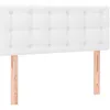 Image de vidaXL TÃªte de lit Blanc 90x5x78/88 cm Similicuir